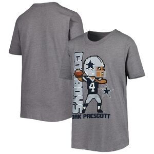NFL Dallas Cowboys Dak Prescott Kids Football T-Shirt In Large 14/16 NWT
